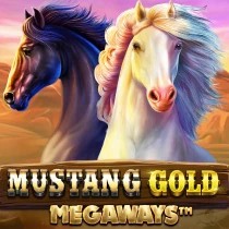 Mustang Gold Megaways logo by Pragmatic Play at 20Bet